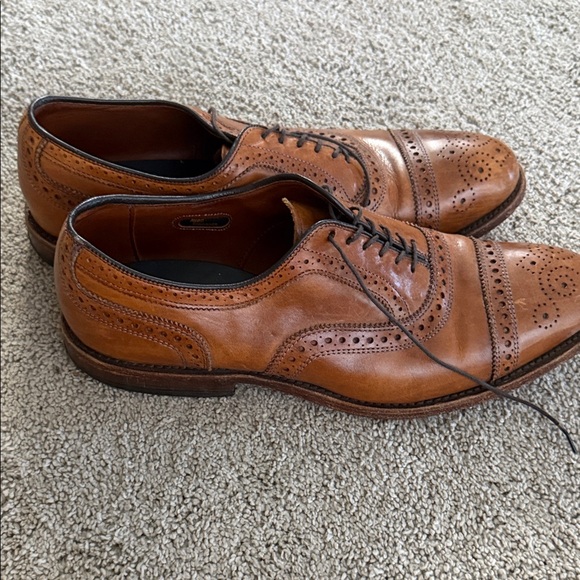 Classic Brown Leather Brogue Shoes main image 4